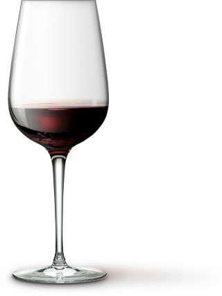 Copo de vinho tinto